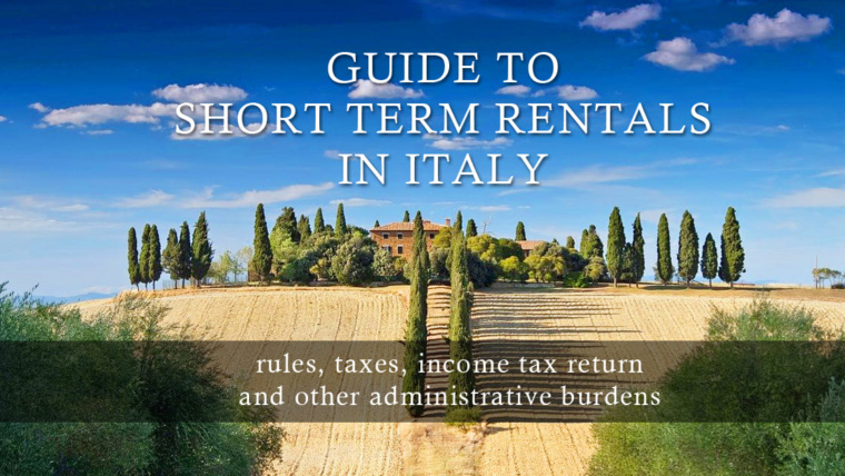 Guide to short term rentals regulations in Italy